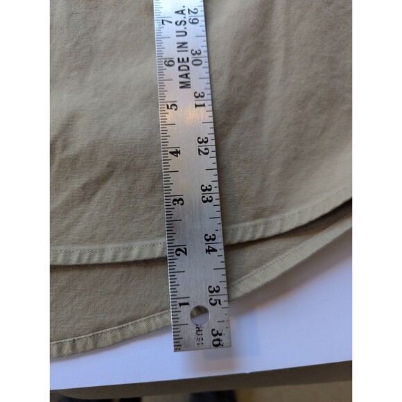 Carhartt Short Sleeve Work Button Canvas Shirt 2XL Tall Mens Tan Light Brown - Picture 12 of 14